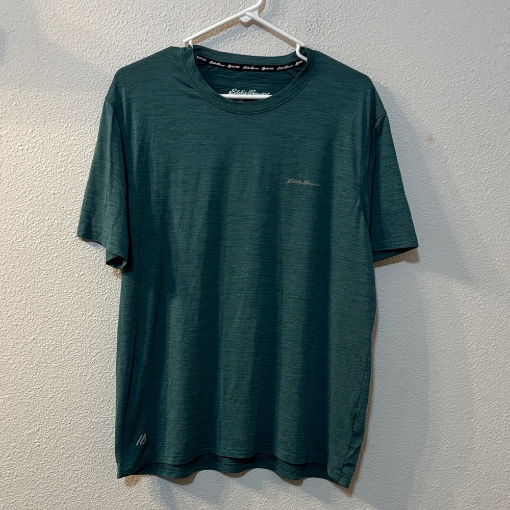 Eddie Bauer Men's Teal Short Sleeve Tee